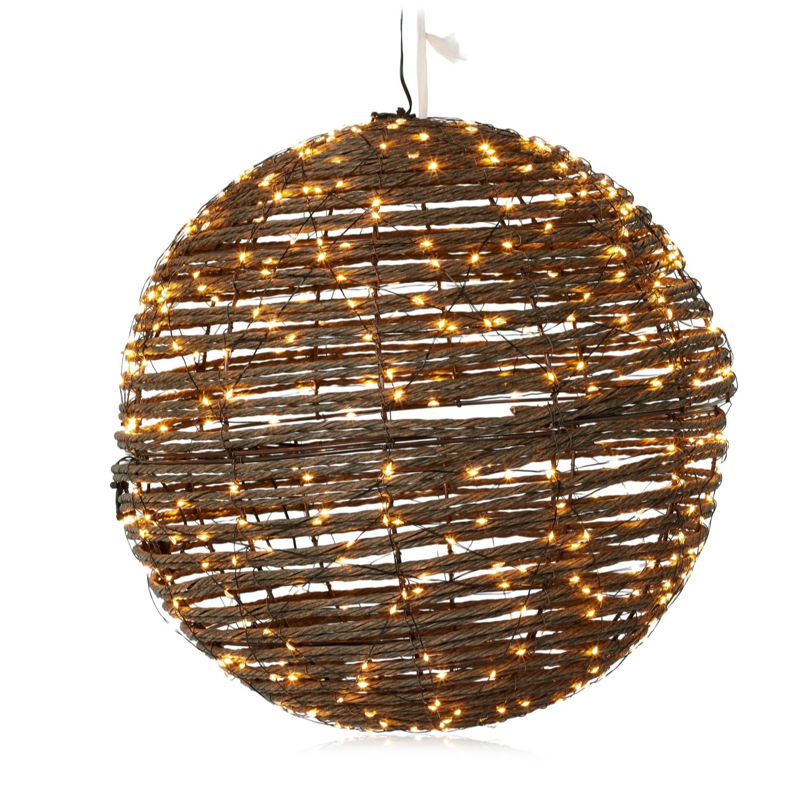 Sara by Sara Davies Rattan Prelit Ball