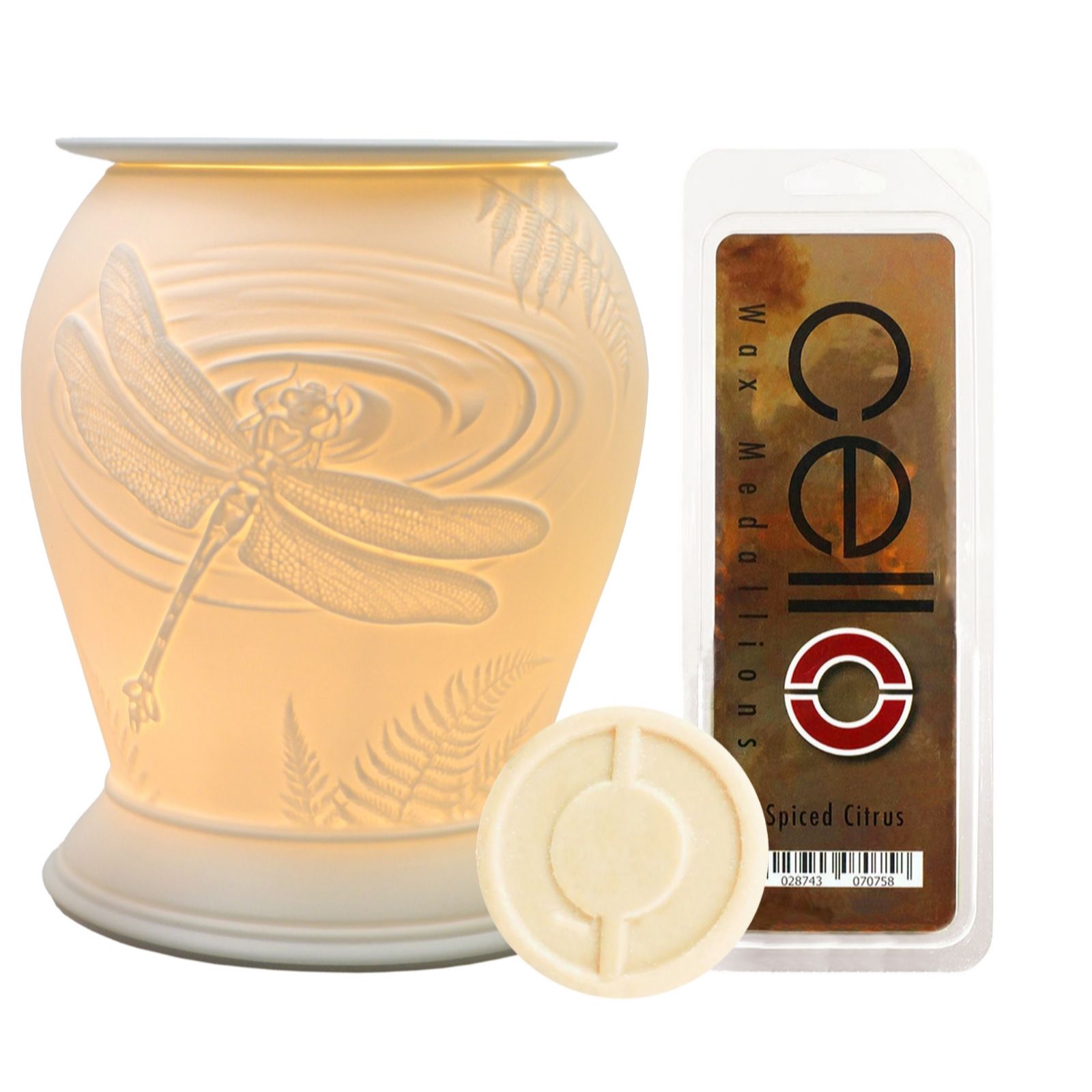 Cello Electric Porcelain Melt Burner with Medallions