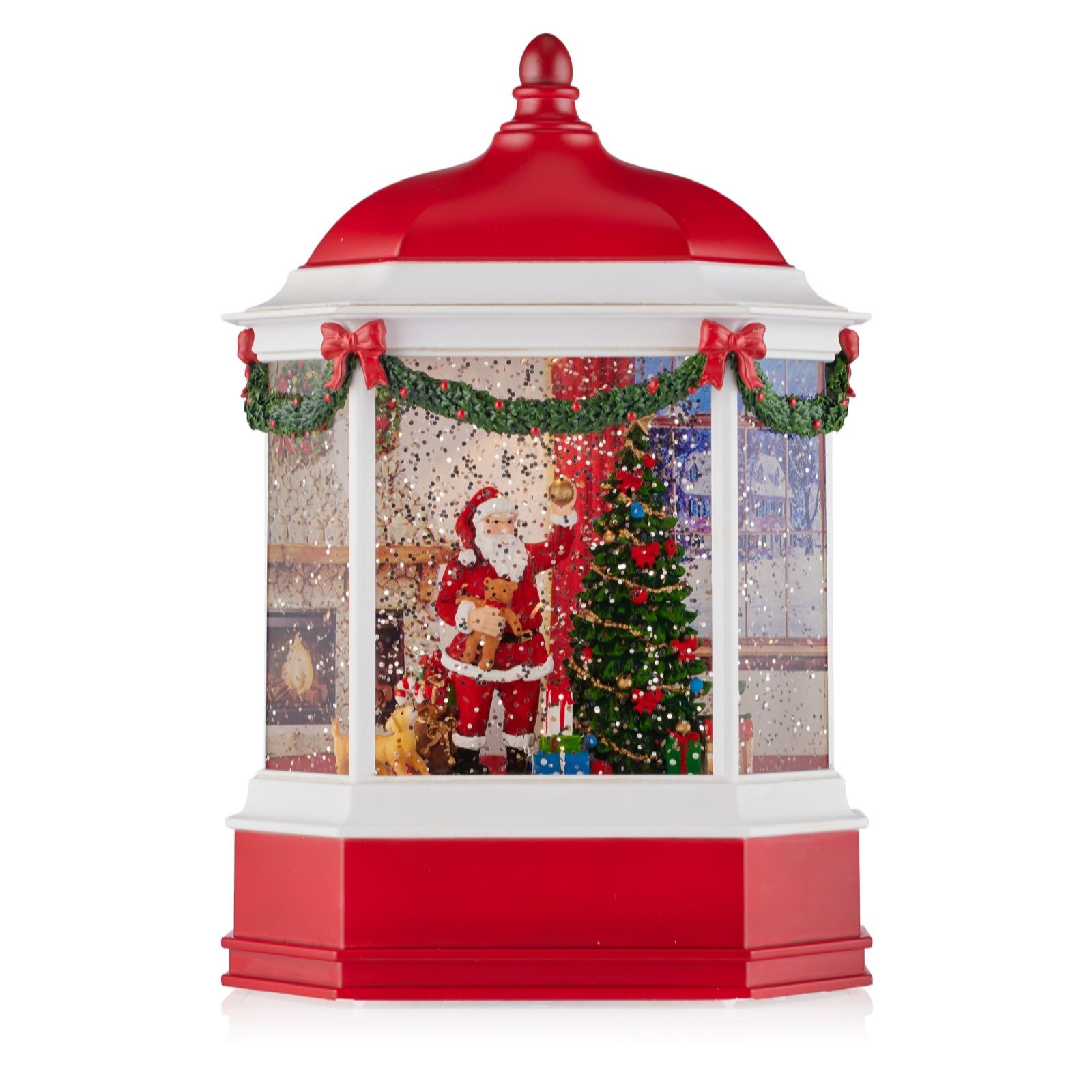 Festive Family 24Cm Nostalgic Scene Water Spinner