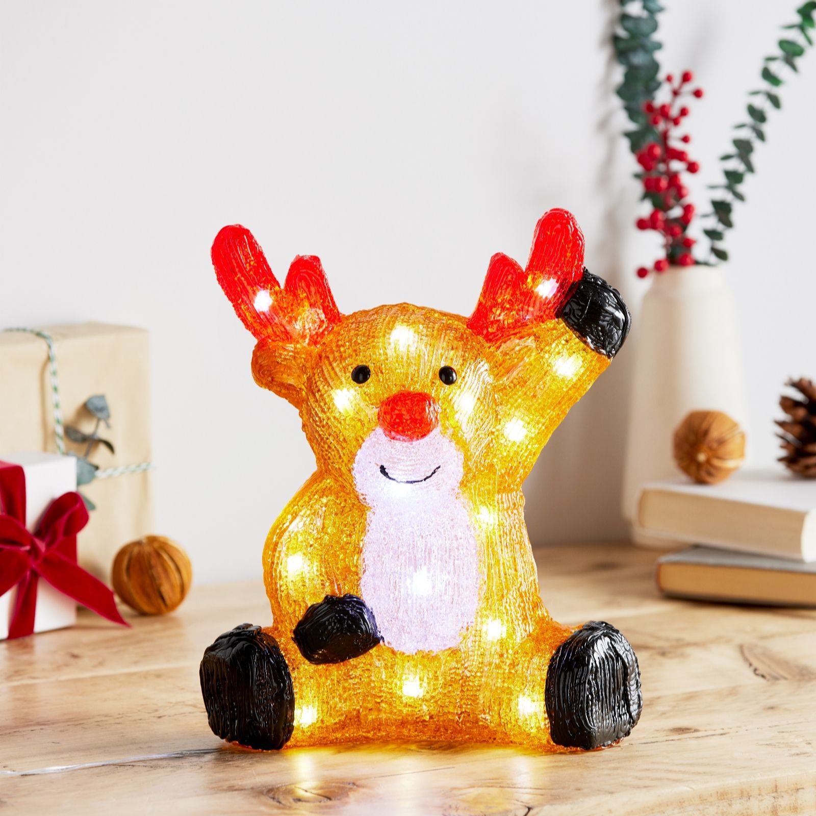 Santa Express Reindeer Indoor Outdoor Acrylic Characters