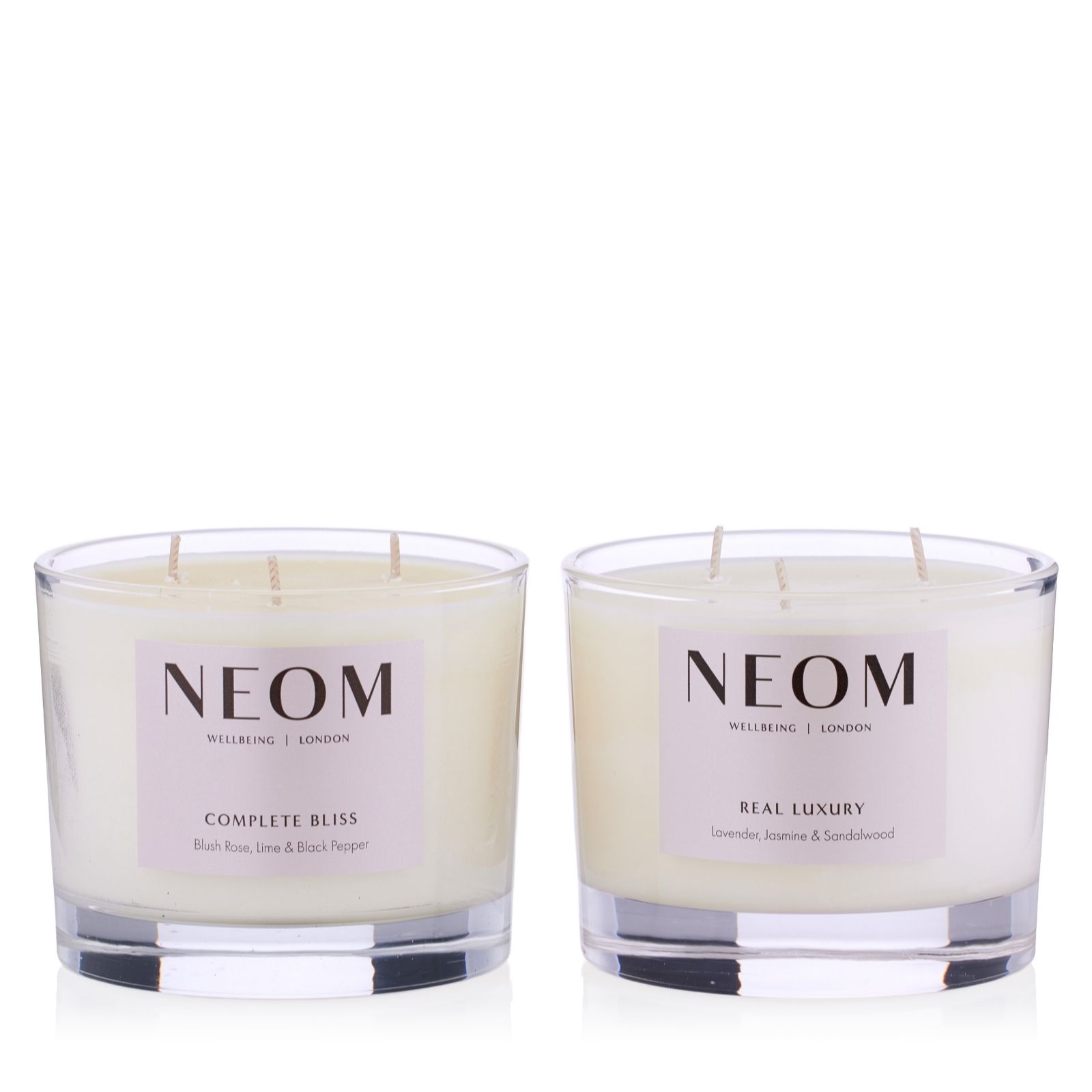 NEOM Wellbeing 3-Wick Candle Duo