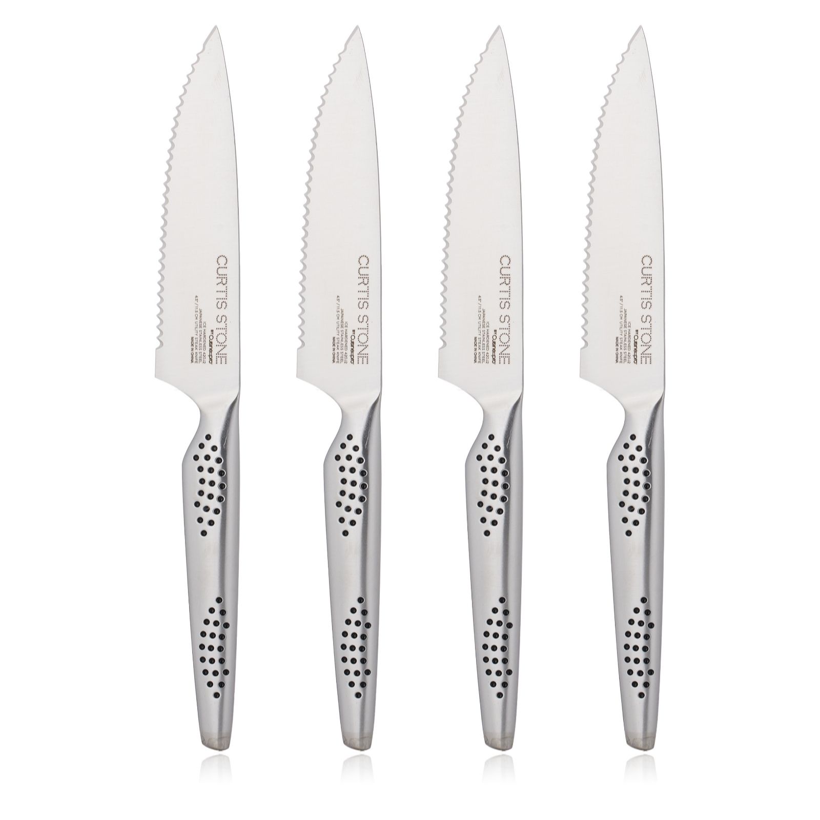 Curtis Stone Set Of 4 Serrated Steak Knives