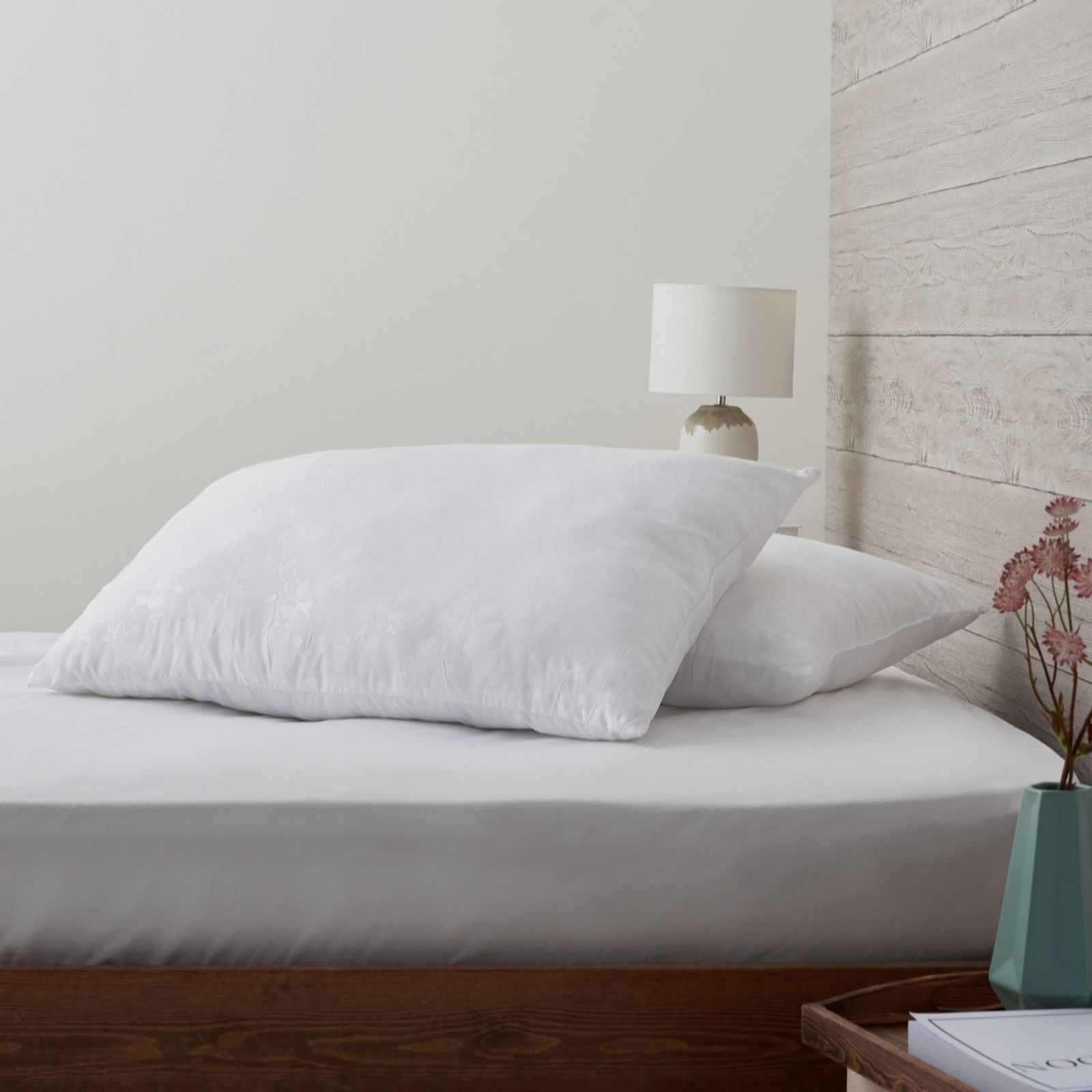 Outlet Cozee Home Set Of 2 Embossed Microfresh Pillows