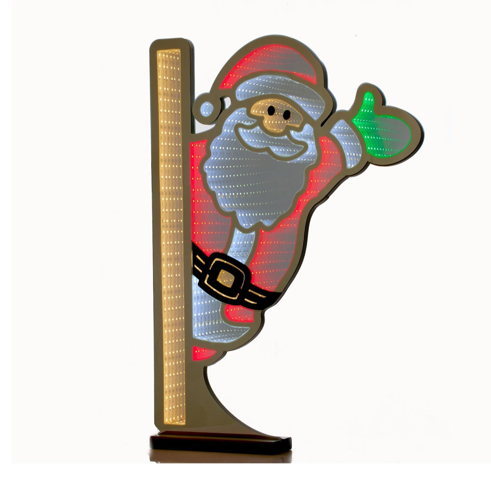 Festive Santa 60Cm Infinity Light Decoration