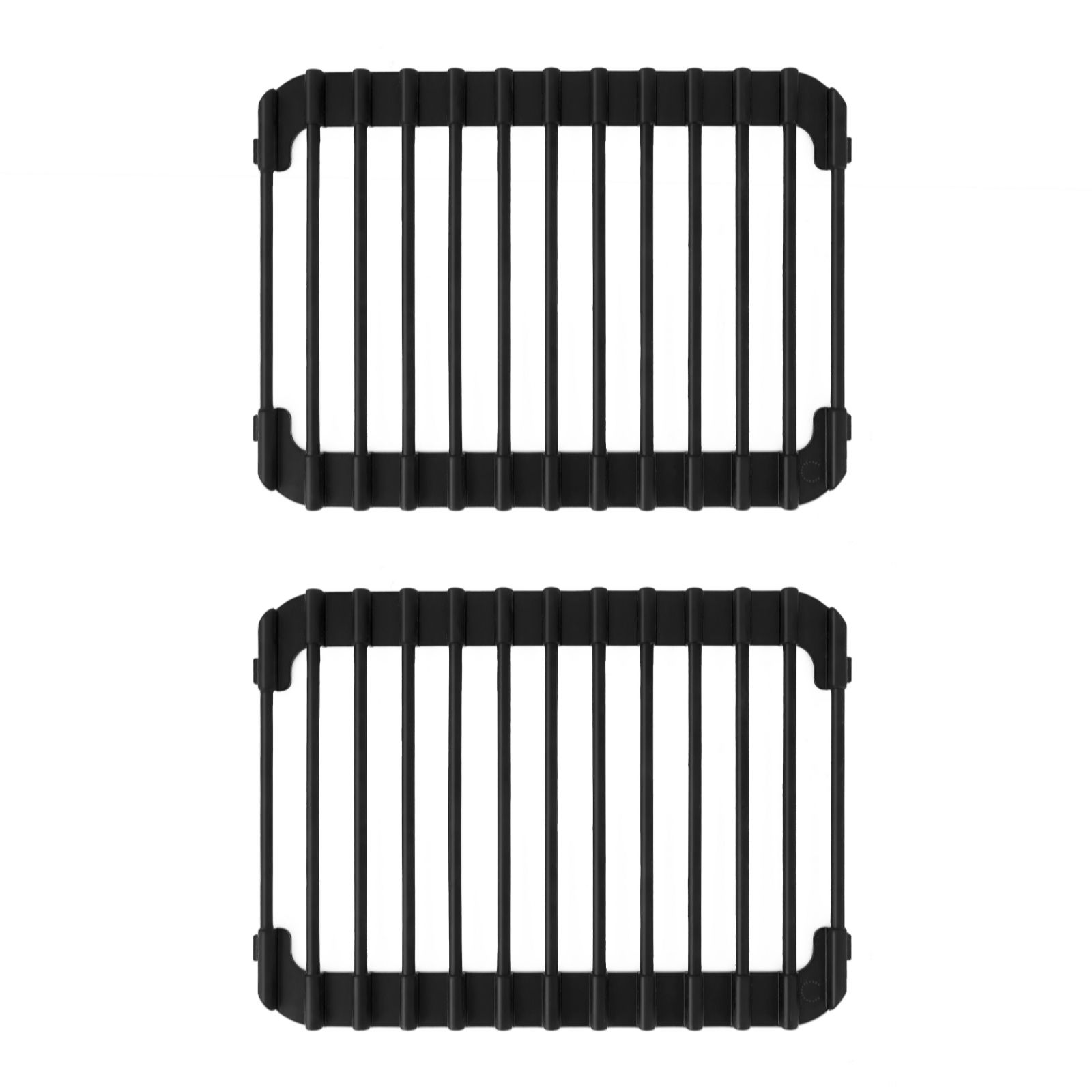 Curtis Stone Black Set Of 2 Roasting Trivets
