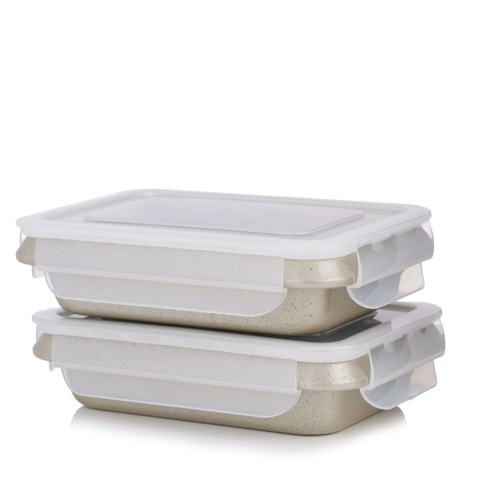 Curtis Stone Light Grey Set Of 2 Dura-Pan+ Mini Bake & Store Pans