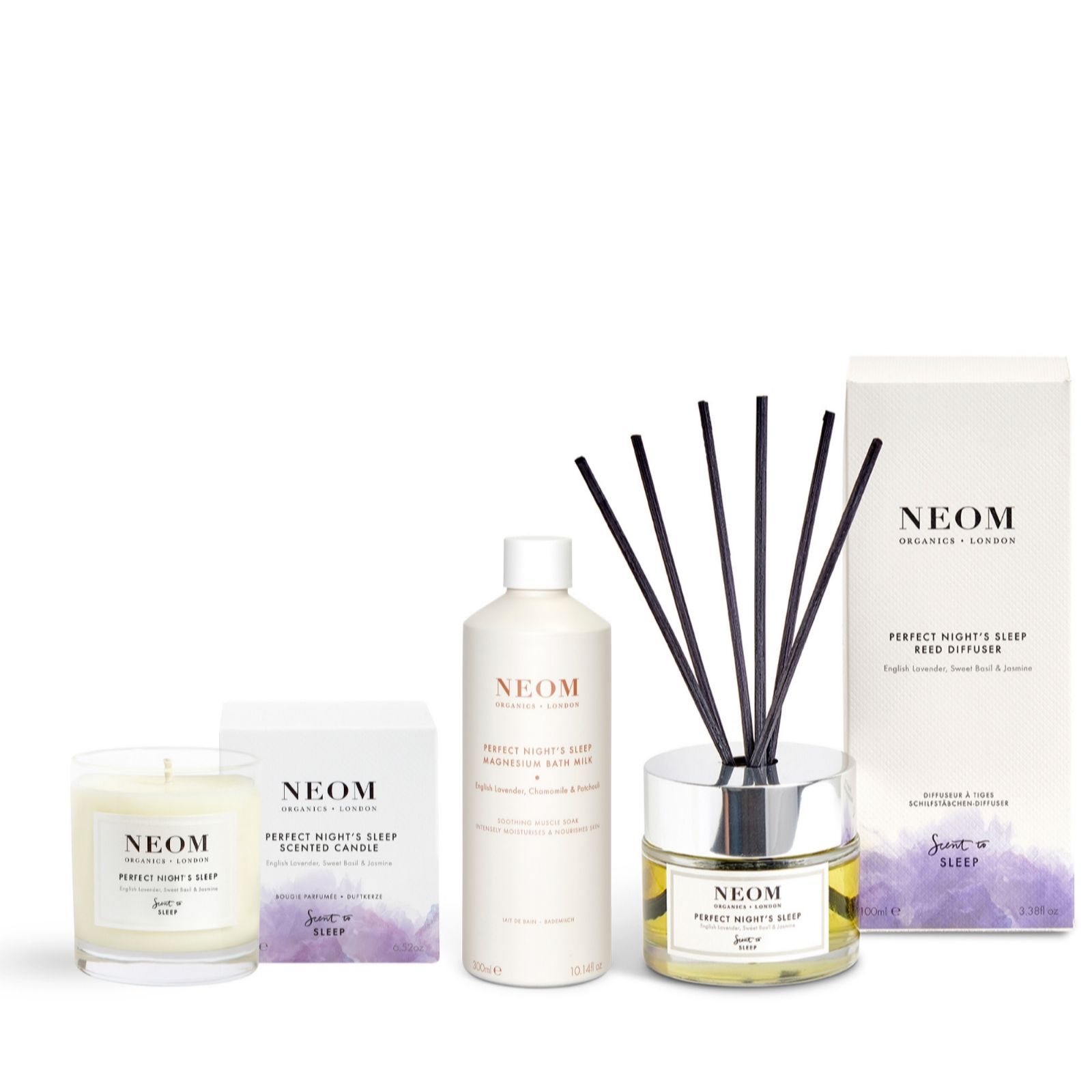 Neom 3 Piece Bath & Home Wellbeing Collection