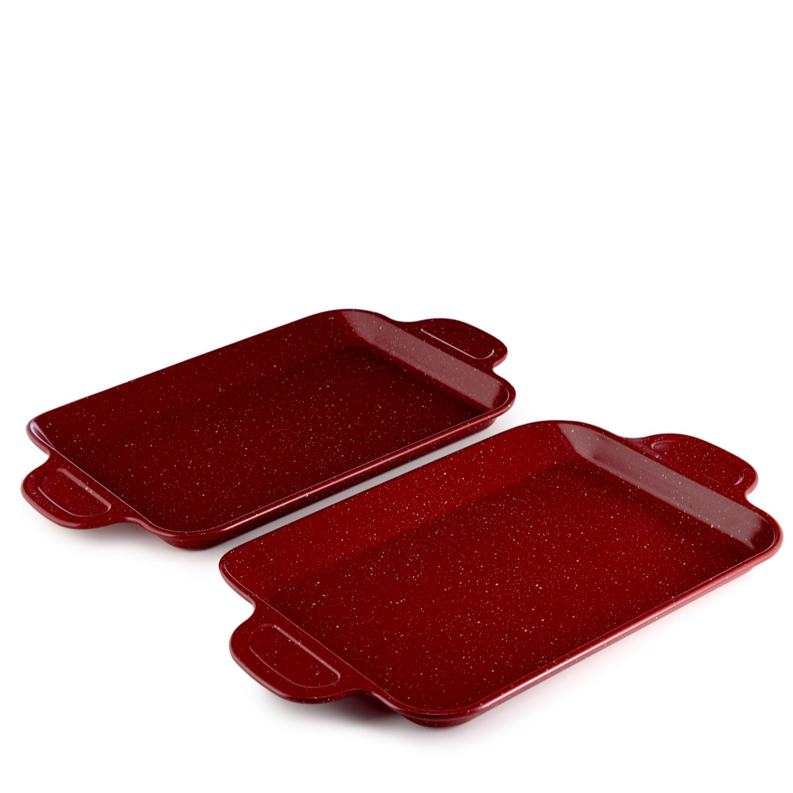 Curtis Stone Dark Grey Set Of 2 Slide Out Pans With Handles