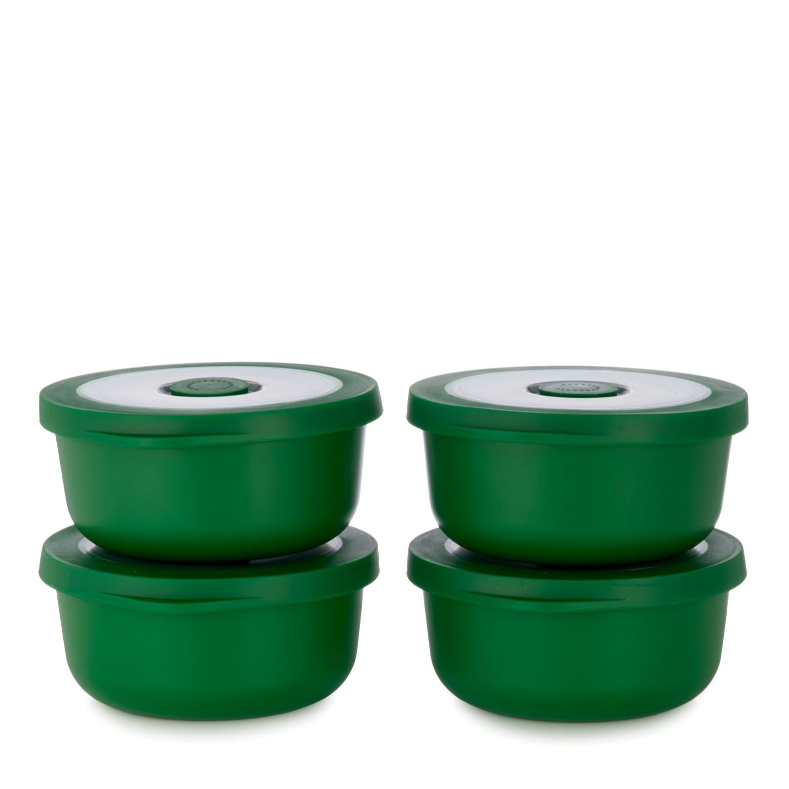 Curtis Stone Hunter Green Set Of 4 Mini Prep Bowls