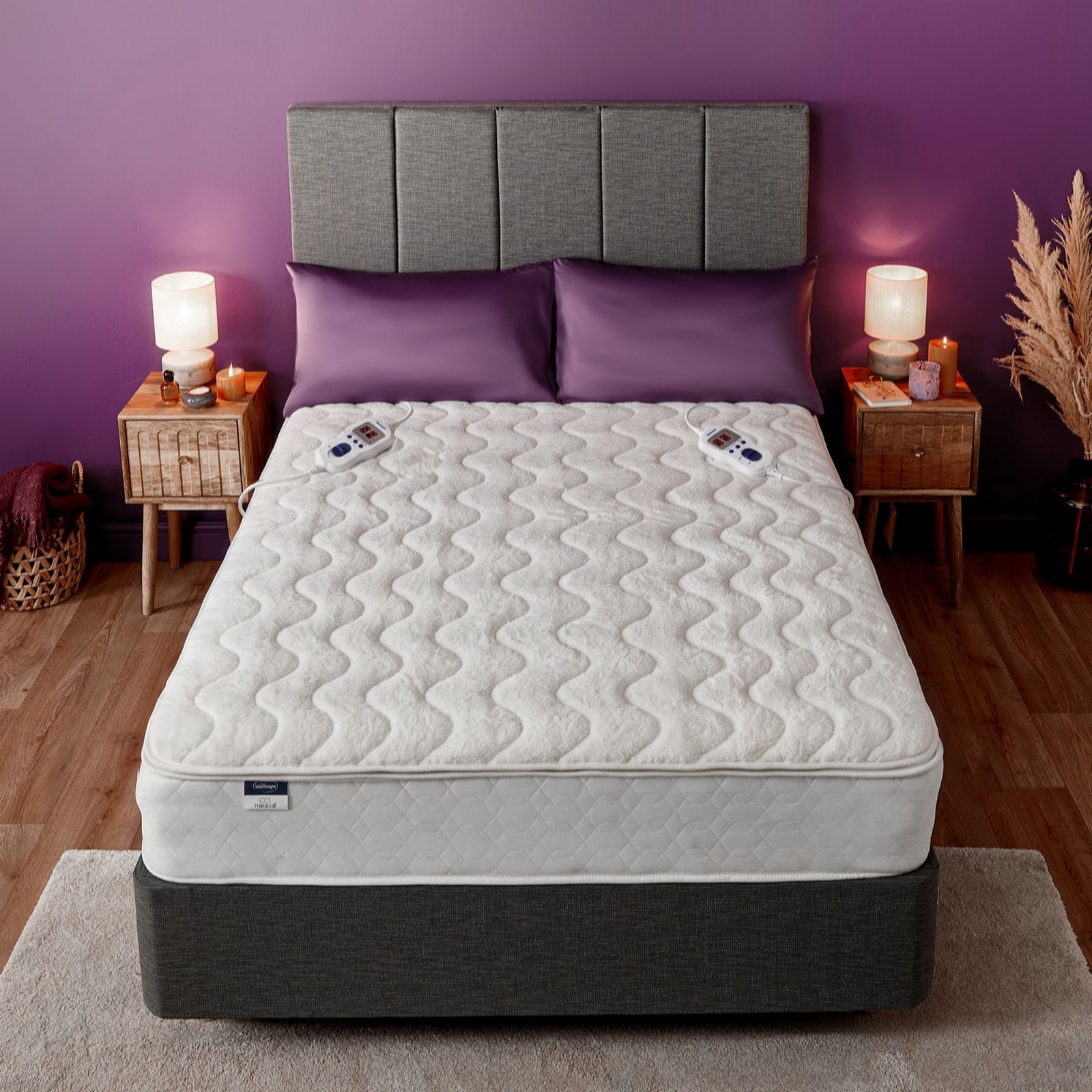 Silentnight Ultimate Sherpa Fleece Heated Mattress Enhancer w/ 9 He...