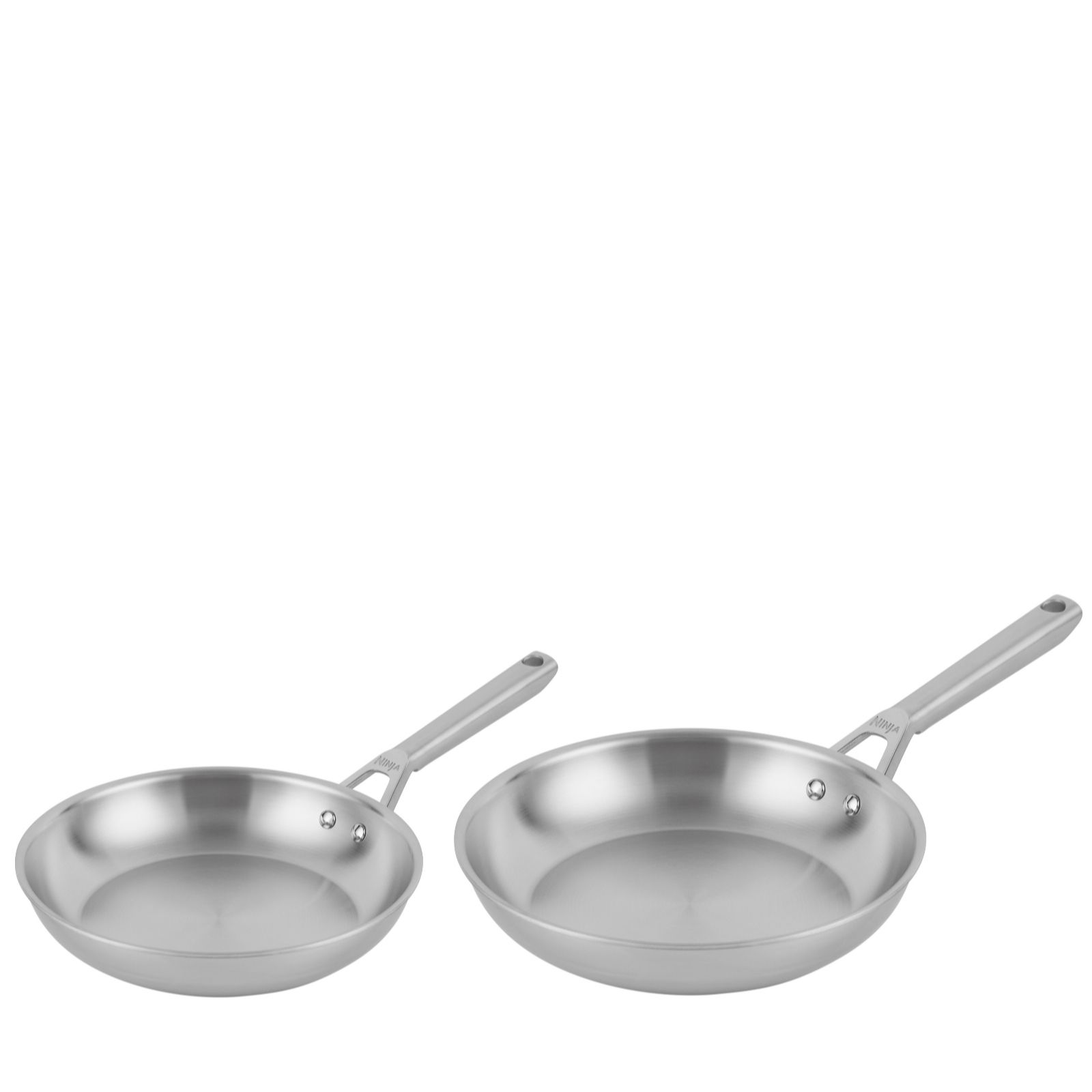 Ninja EverClad Stainless Steel Set of 2 Frying Pans