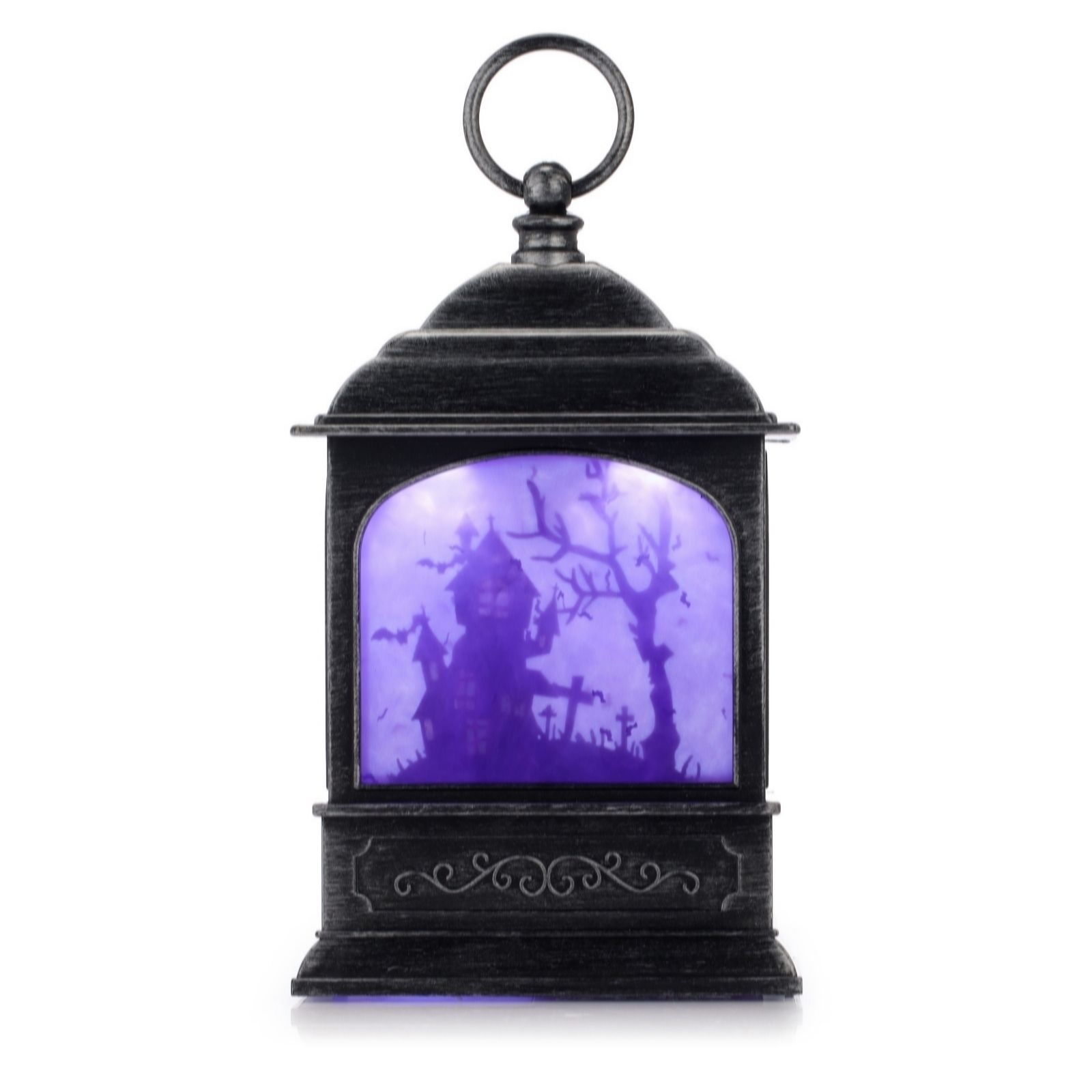 Home Stories Pre-Lit Haunted House Water Spinner