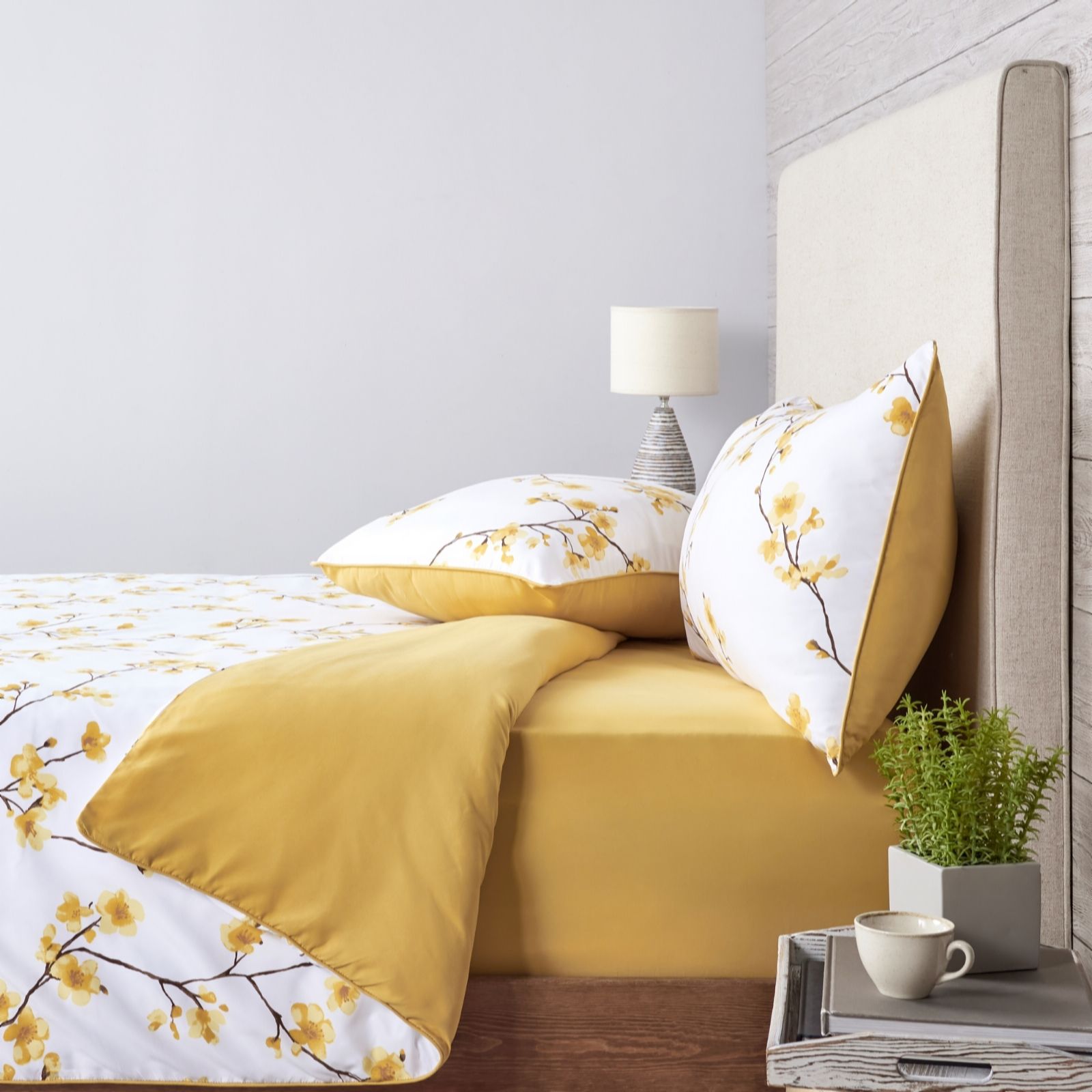 Cozee Home Blue Supersoft By Botantical 4 Piece Duvet Set