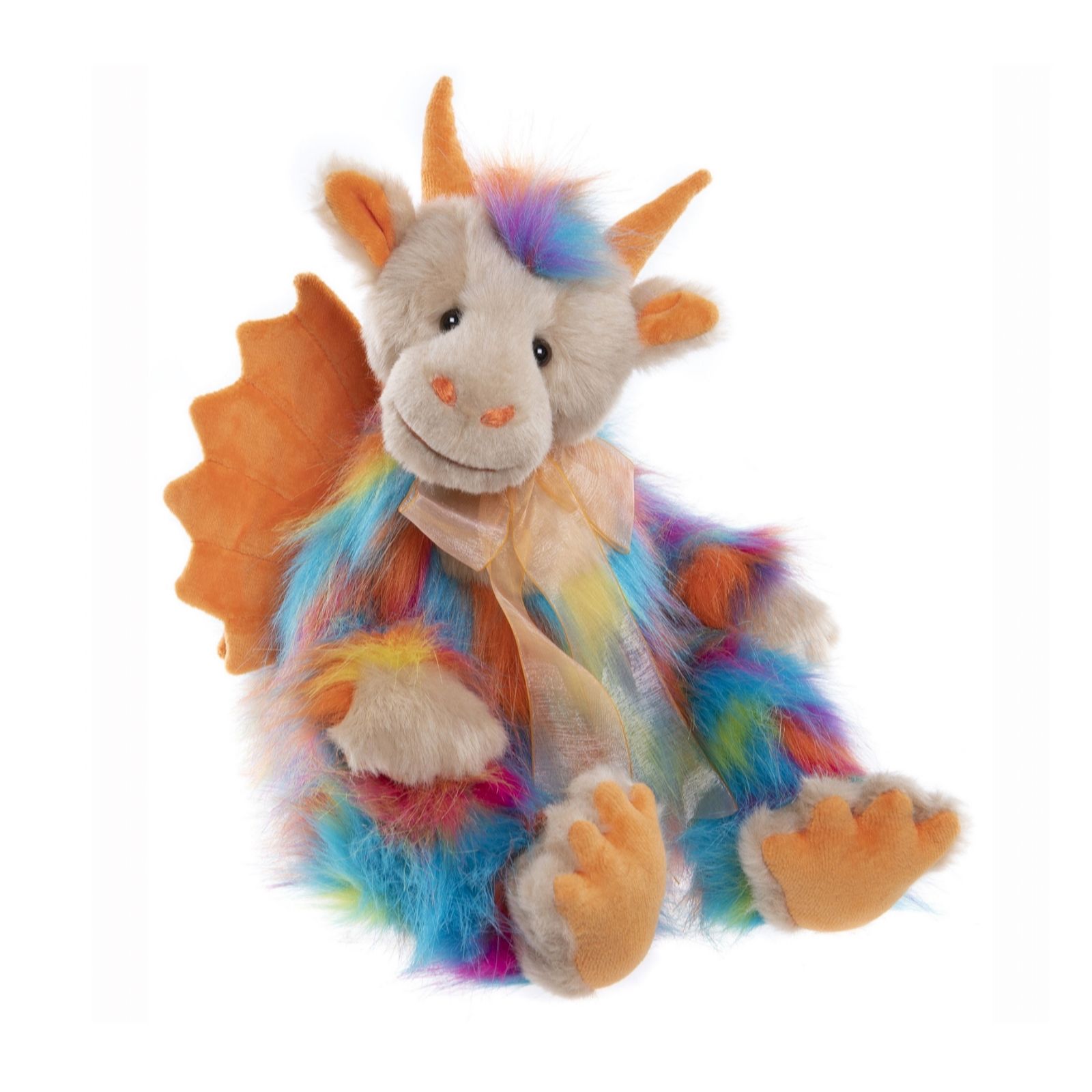 Charlie Bears 36Cm Rainbows End Dragon