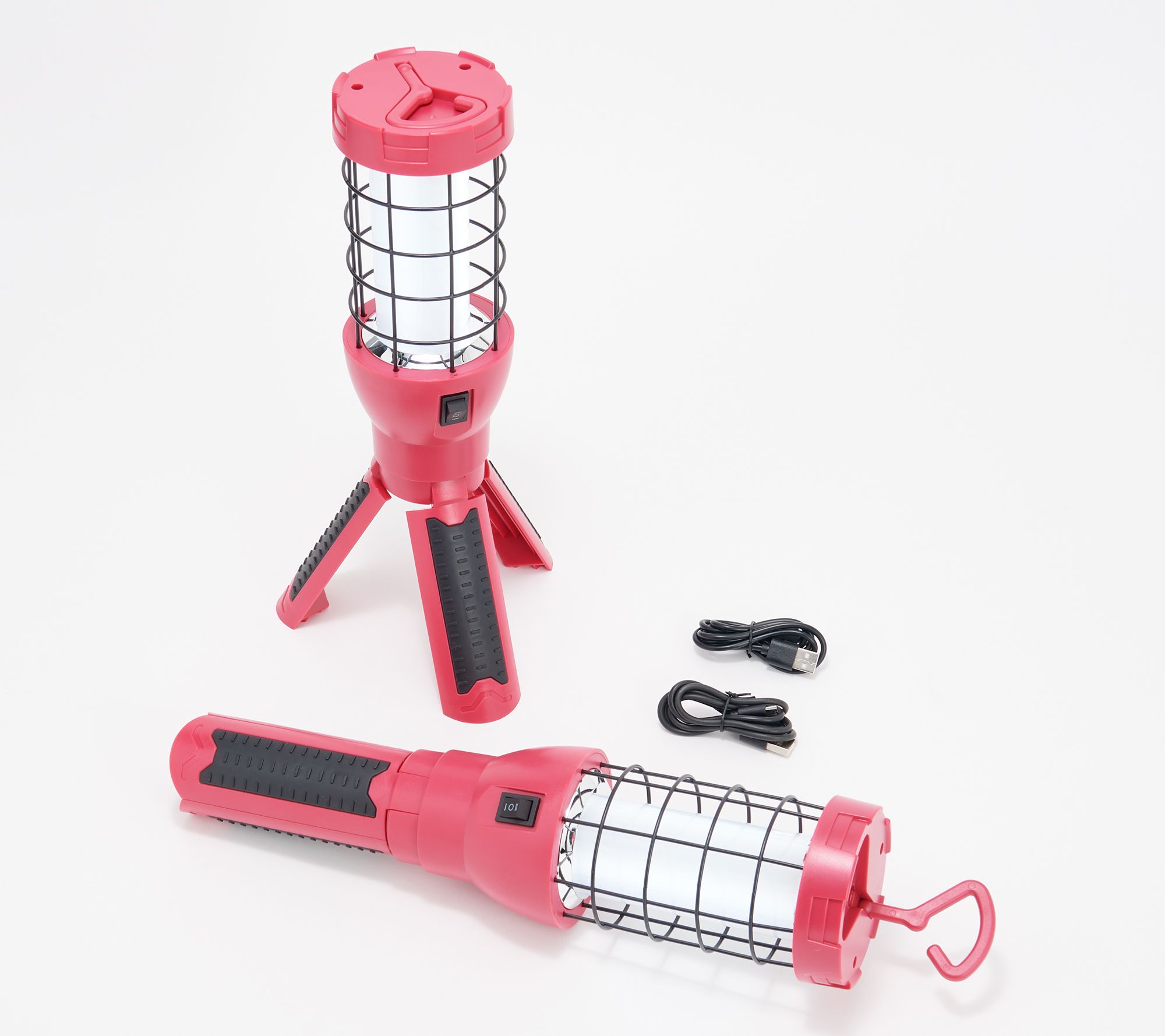 As Is BrightEase S/2 Rechargeable Work Light Lanterns