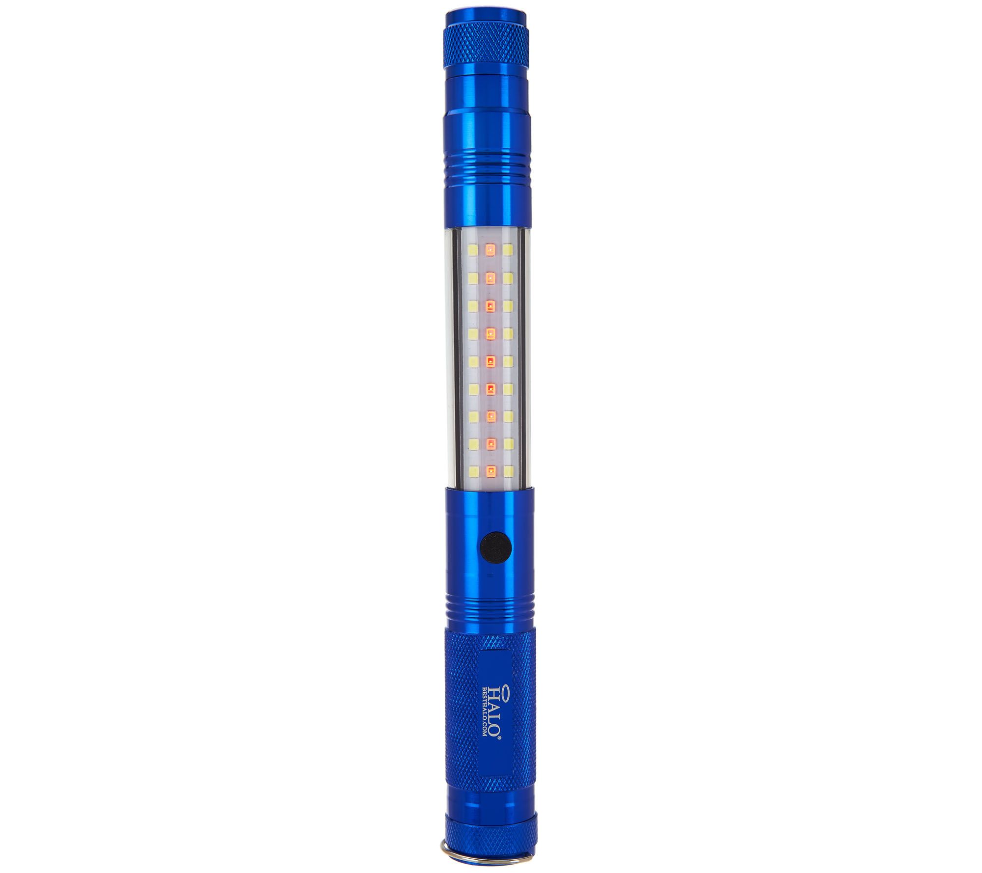 HALO Set of 2 Telescoping LED Flashlights w/ Tips and Gift
