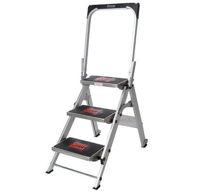 Little Giant 3-Step Safety Step Ladder - Page 1 — QVC.com