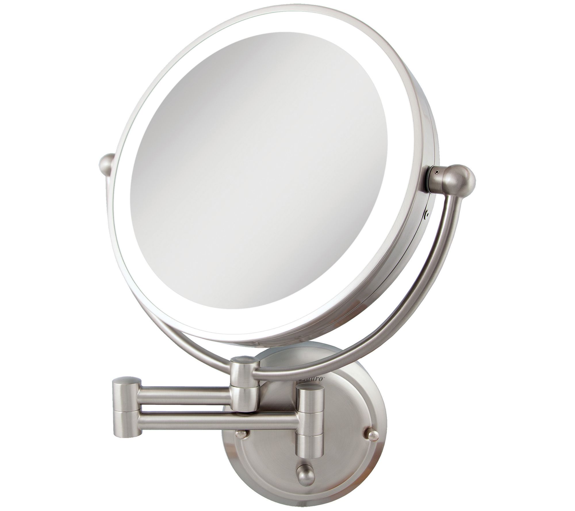 Zadro Glamour Wall-Mount 1X/5X Mirror, Hard Wir e Ready