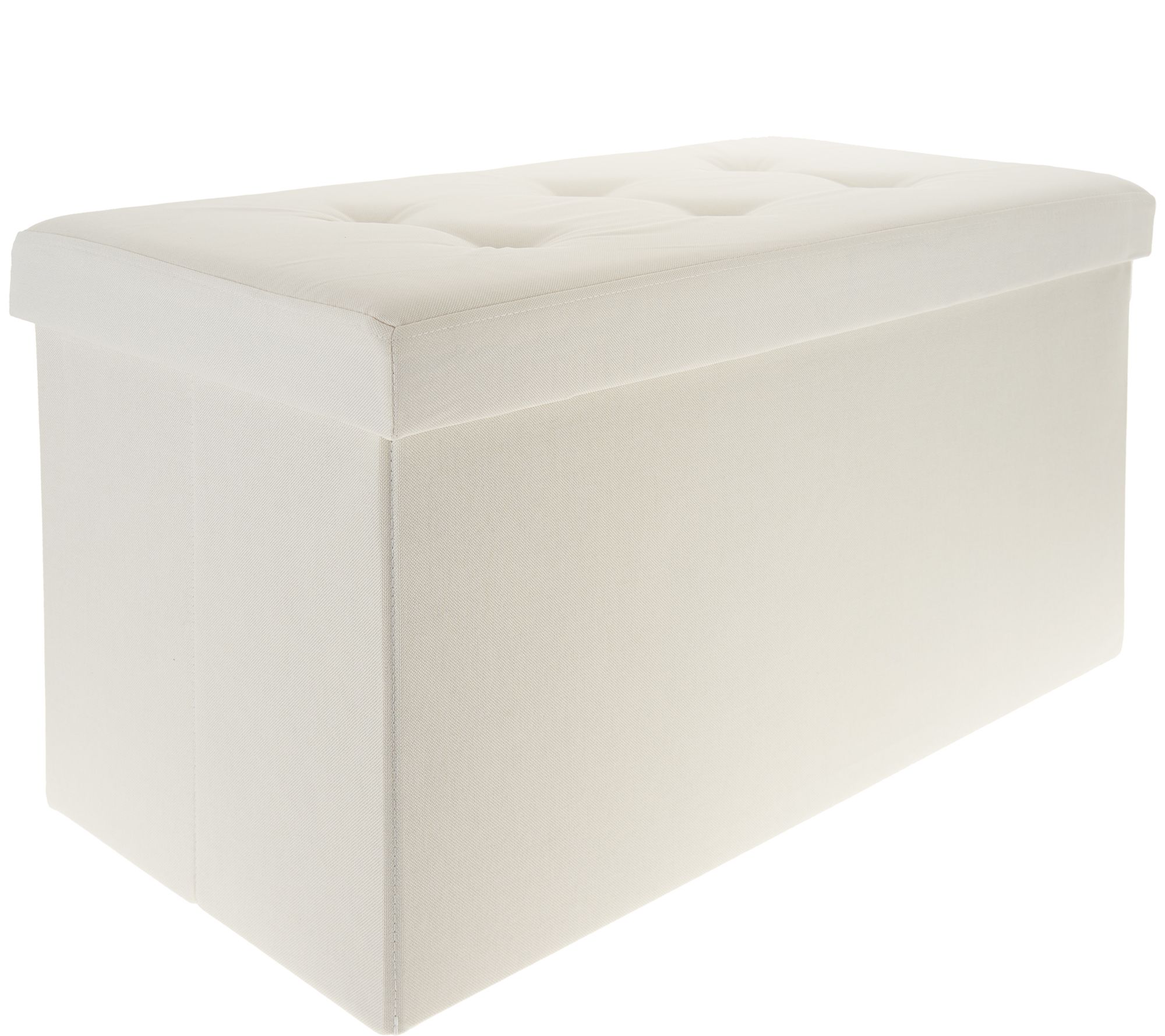 Fresh Home Elements Tufted 30 Folding Storage Bench W Tray Page