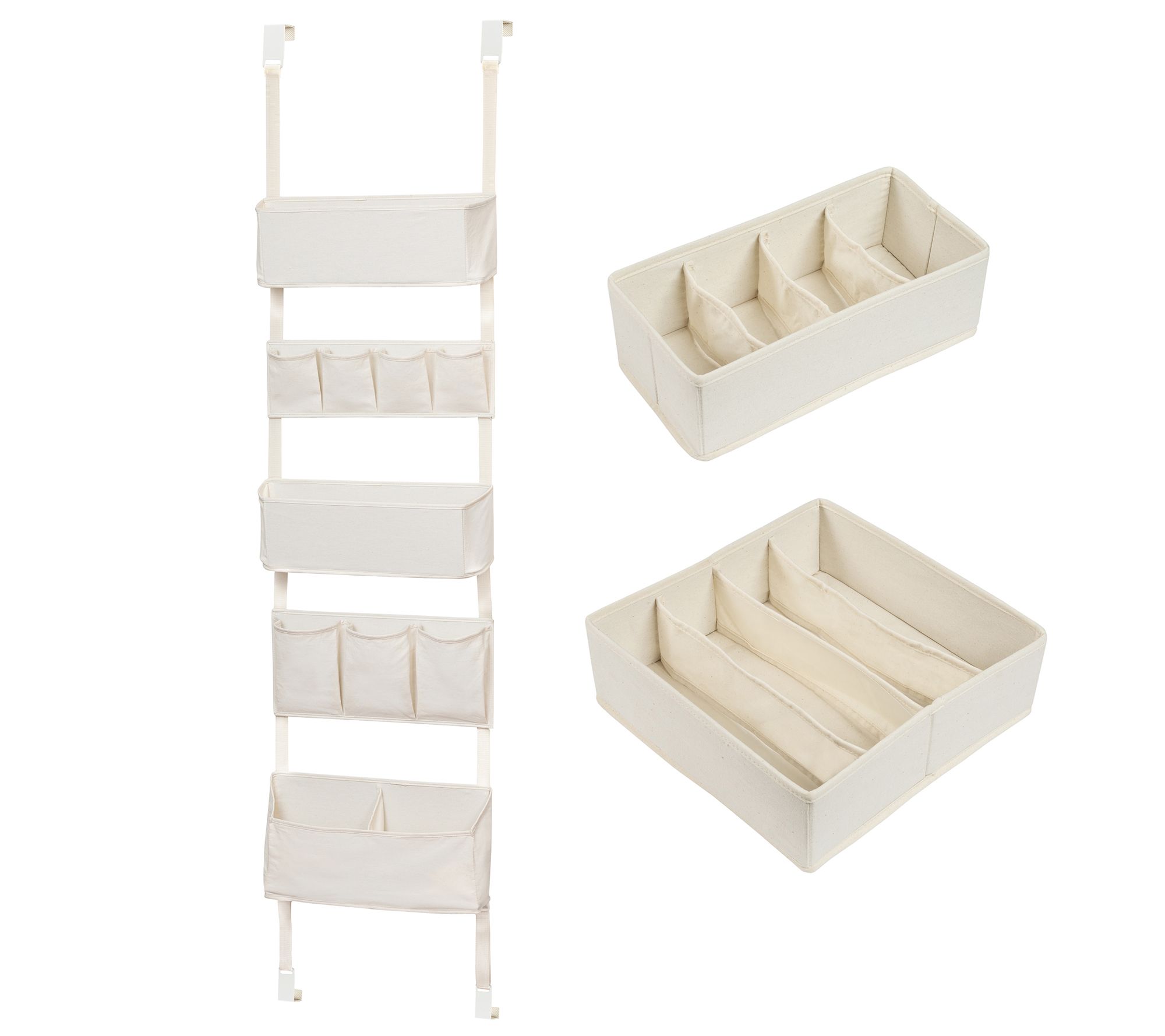 Honey Can Do 3 Piece Closet And Drawer Organizer Qvc Com