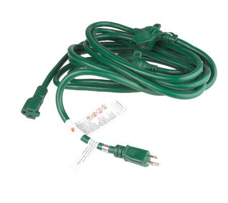 Outdoor Multi-Outlet 25ft Extension Cord w/Auto-Timer — QVC.com